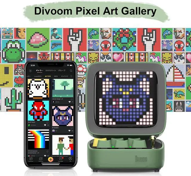 Alt view image 6 of 7 - Divoom Portable Bluetooth Speaker Sound & 3-in-1 Fast Charging Adapter for On-The-Go Convenience