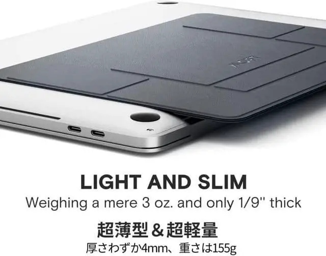 Alt view image 2 of 7 - MOFT Invisible Laptop Stand, Lightweight Non-Adhesive 2-Height, Easy Switch Between Devices Computer Desk Stand Fits All Laptops up to 17\u201d