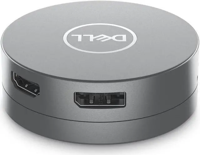 Alt view image 4 of 7 - Dell DA305 Mobile Adapter Dockingstation 2xUSB3.1/HDMI/VGA/DisplayPort/USB-C/Ethernet passiv Grey