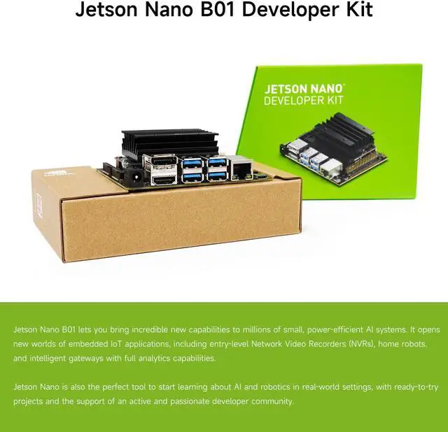Alt view image 5 of 7 - Yahboom Jetson Nano b01 Official Development Board and ROS Rosmaster R2L Standard Ver Kit