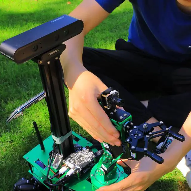Alt view image 4 of 7 - Yahboom Rosmaster X3 Plus Programmable ROS Robot with Jetson Xavier Nx Sub Developer Board Visual Grab with 6-Dof Moveit Robotic Arm Kit for Adults