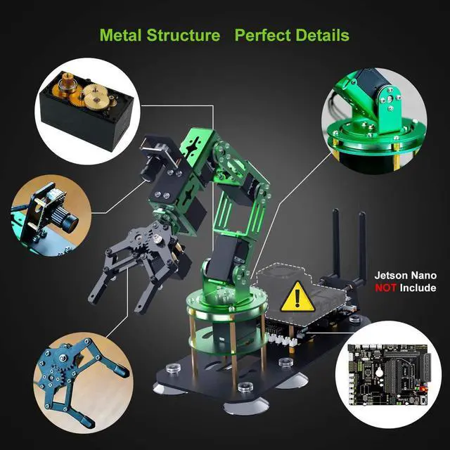 Alt view image 5 of 7 - Yahboom Dofbot Robot Arm with Jetson Nano B01 Kit