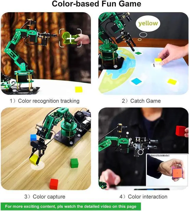 Alt view image 6 of 7 - Yahboom Dofbot Robot Arm with Jetson Nano B01 Kit