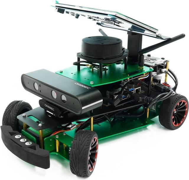 Yahboom Raspberry Pi,Jetson Nano,TX2-NX,Xavier NX AI Professionally  Programmable Ackerman Steering Structure ROS Robot Kit for Adults (R2  Ultimate Ver