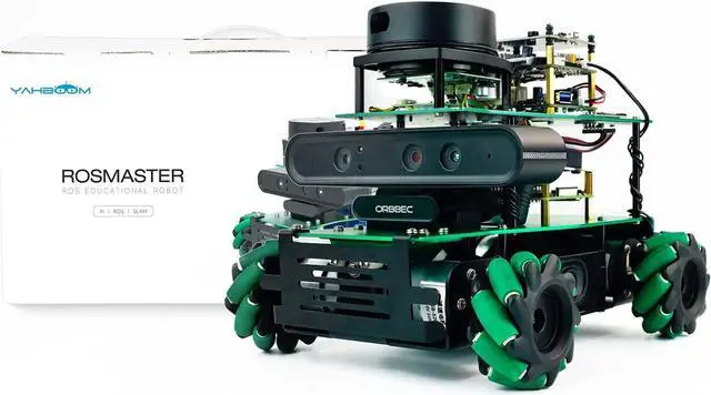 Main image of Yahboom AI Adults Robotic Kit Voice Interactive Control ORBSLAM2+Octomap Mapping ROS Robot for Jetson Nano/TX2-NX/Xavier NX/Raspberry Pi