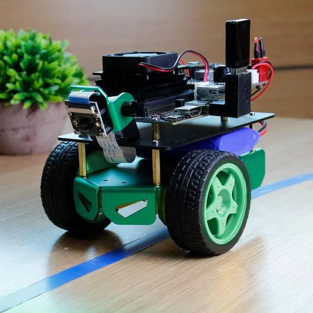 Alt view image 5 of 7 - Yahboom Jetson Nano 2GB/4GB Robotic Jetbot Mini AI Programmable Python Robot Kit ROS Starter for University (4GB Ver Jetbot Mini with Nano 4GB SUB)