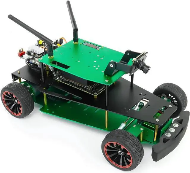 Main image of Yahboom AI Robotic Car Chassis kit Autopilot Training Ackerman Structure Learning Teaching Research Python Programming ROS Adults (R2L Standard Ver Without Jetson Nano)