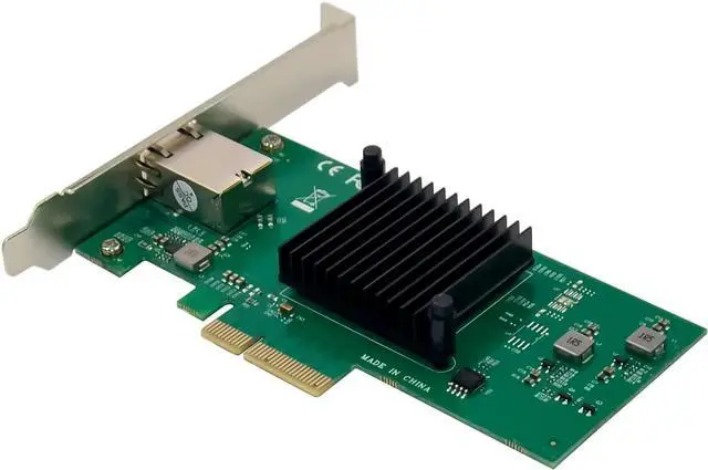 Alt view image 6 of 7 - 10G PCIe Network Card NIC Adapter with AQC107 Chipset +3ft Cat8 Ethernet Cable 10GB/5GB/2.5GB/1000M PCI Express Gigabit Ethernet Card RJ45 LAN Controller Support PXE