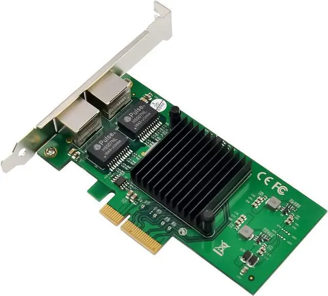Alt view image 5 of 7 - Dual-Port PCIe Gigabit Ethernet Server Adapter with NetXtreme BCM5720-2P Chipset PCI Express 1000M Network LAN Card for Windows Sever Linux Ubuntu VMware