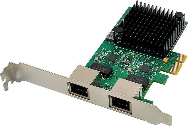 Alt view image 2 of 7 - Dual-Port 2.5GBase-T PCIe Network Adapter RTL8125B 2500/1000/100Mbps PCI Express Gigabit Ethernet NIC Card RJ45 LAN Controller