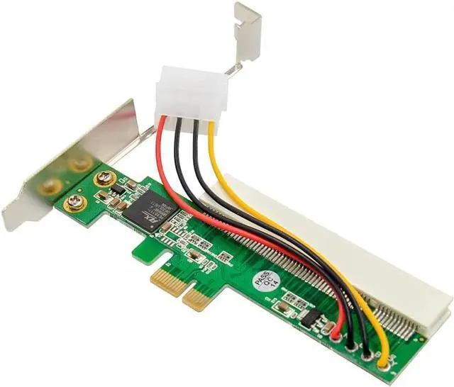 Alt view image 3 of 7 - PCIe PCI Express X1 to PCI 32bit Bridge Card Adapter with PLX Chipset Compatible with PCIe X1 X4 X8 X16