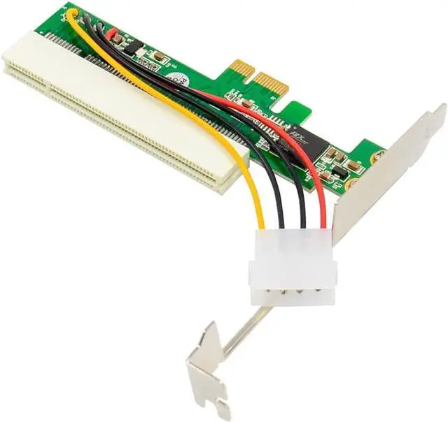 Alt view image 6 of 7 - PCIe PCI Express X1 to PCI 32bit Bridge Card Adapter with PLX Chipset Compatible with PCIe X1 X4 X8 X16