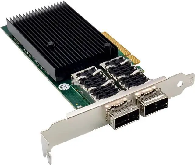 Alt view image 3 of 7 - Dual-QSFP+ 40G Network Card Mellanox ConnectX-3 PCI-e 3.0 X8 PCI Express 40 Gigabit Ethernet Server NIC (ST7288-40GB)