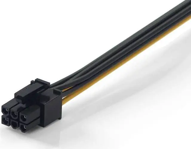 Alt view image 4 of 7 - 15pin SATA Power to 6pin PCI-e PCI Express Adapter Cable Video Card
