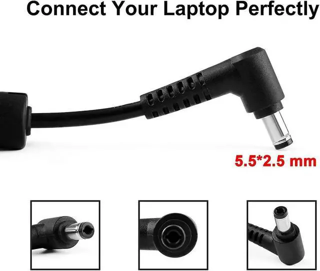 Alt view image 2 of 4 - 180W 150W 120W AC Charger for MSI GS65 GS63 GS63VR GS75 GS70 GV62 GL62 GL62M GV72 GT70 GT60 GF63 GE72 GE60 GE62 GE70 GS60 GS73 GP60 GP72 GP62 GL72 WS65 GX60 Laptop Power Supply Adapter Cord - OEM
