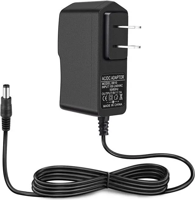 Main image of 9W 9V/1A Power Supply Adapter, AC 100-240V to DC 9V 1000mA Wall Adapter, 9 Volt 1 Amp AC to DC Switching Power Supply, Slim Wall-Mount Power Adapter, Compatible Both 5.5x2.5mm & 5.5x2.1mm Plug - OEM