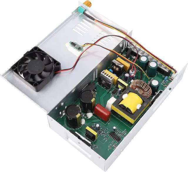Alt view image 5 of 7 - DROK 48V Power Supply, AC 110V/220V to DC 0-48V 10A 480W Buck Converter, Adjustable Variable LED Adapter Regulated 5V 12V 24V 30V 36V 48V Volt Voltage Transformer 10A Amp Charger for Lab CCTV