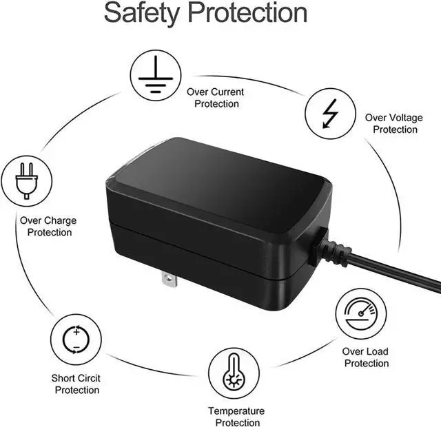 Alt view image 6 of 7 - 100V-240V to 24V 1A AC/DC Switching Power Supply Adapter with 5 Selectable Adapter Plugs