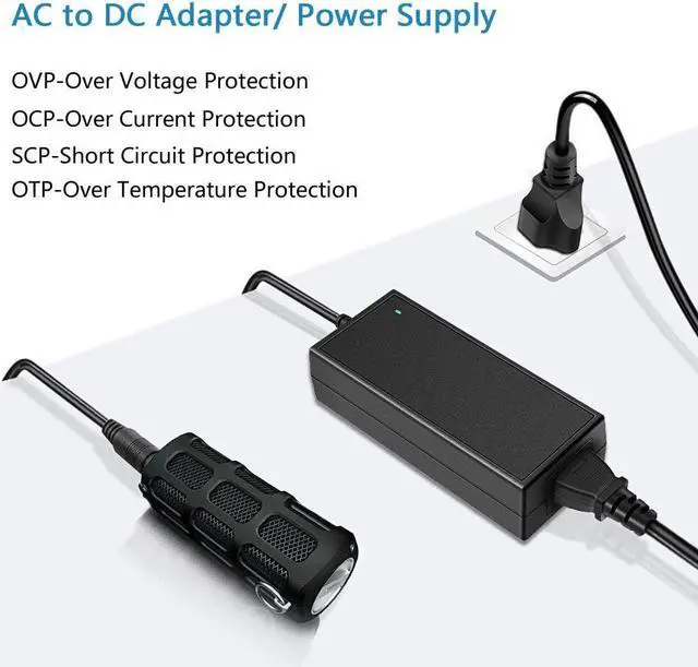 Alt view image 5 of 7 - 5V Power Supply 5 Volt 10A 50W AC 100V ~ 240V to DC Power Adapter Converter Transformer 5.5x2.5mm Plug for WS2812B WS2811 LED Pixel Strip Light Controller Raspberry Pi Webcam Router USB-HUB - OEM