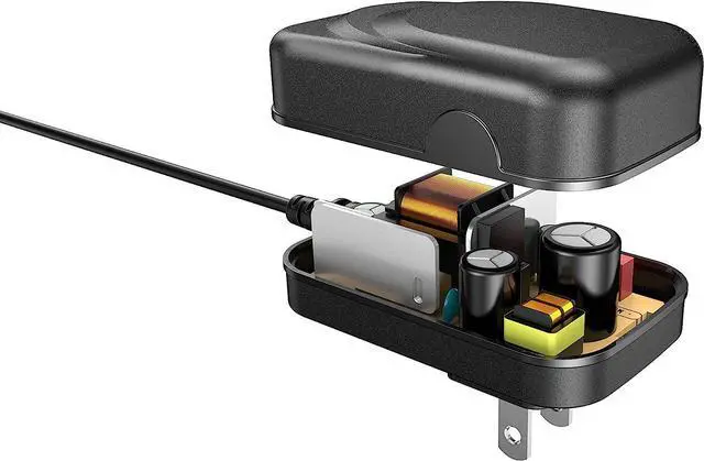 Alt view image 3 of 3 - 2pcs NorthPada Raspberry Pi 3 Model B B+ A+ Plus Power Supply Charger AC Adapter Cord 5V 3A PSU Micro USB 5 Feet with Power On/Off Switch, with a USB C Adapter for Raspberry Pi 4 Model B, Pi 400 - OEM