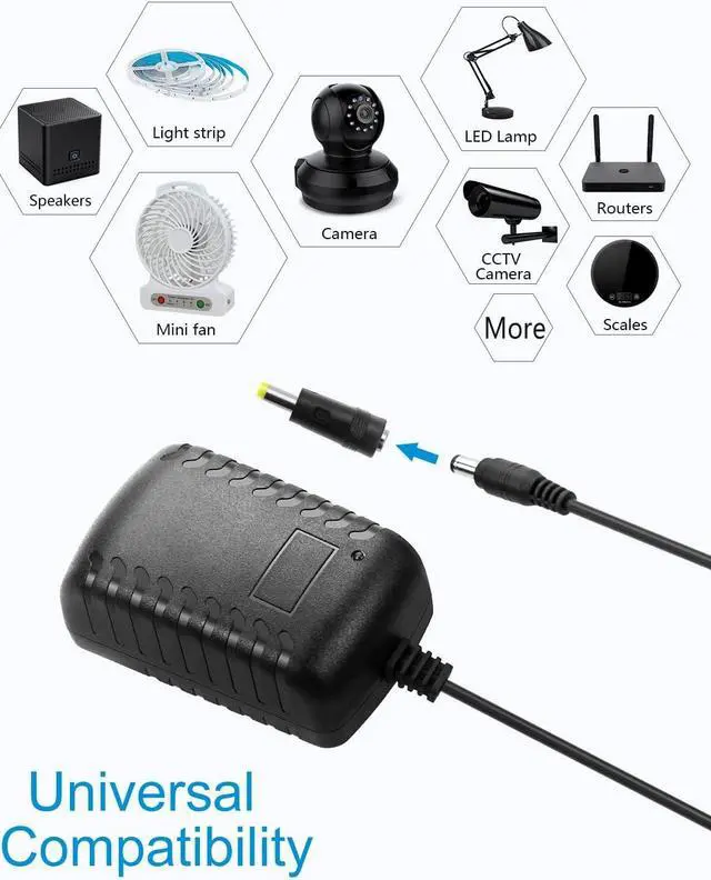 Alt view image 6 of 7 - 5V 3A Power Supply DC 5 Volt 15W 3000mA 2.5A 2A 1A Power Adapter Converter with 5.5x2.5mm 5.5x2.1mm 4.0x1.7mm 3.5x1.35mm 3.0x1.1mm 2.5x0.7mm Micro-USB Type-C Tips for Raspberry?Pi 3 4 USB-HUB - OEM