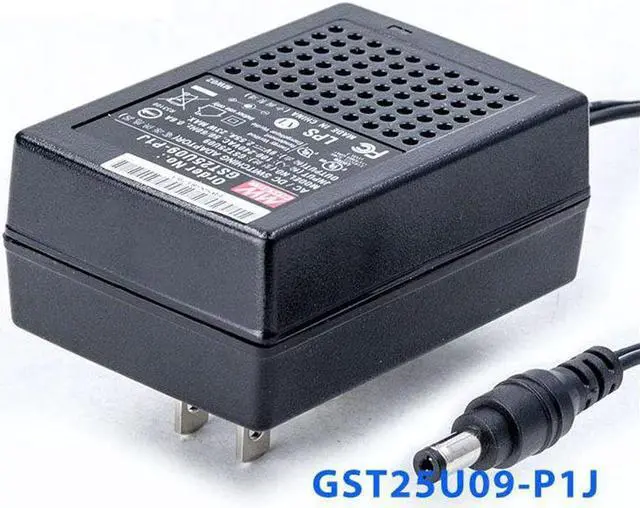 Alt view image 2 of 7 - MW Mean Well Wall-Mounted Adaptor GST25U05/07/09/12/15/18/24/28/48-P1J Industrial US-Type General Size Reliable Green Adaptor (GST25U09-P1J) - OEM