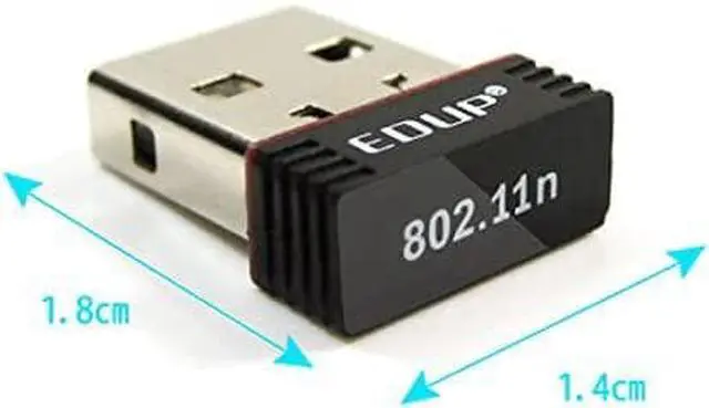 Alt view image 3 of 5 - EDUP EP-N8508 150Mbps 802.11n Wireless LAN USB 2.0 Ultra Mini Adapter