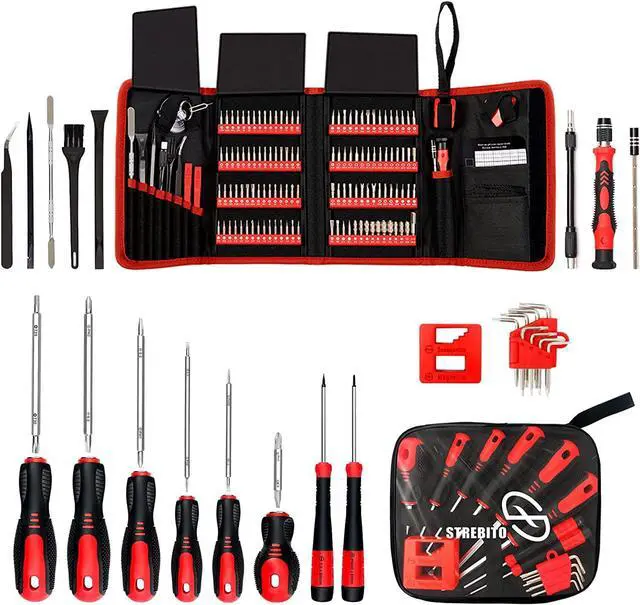 Main image of Precision Screwdriver Set 142-Piece and Reversible Screwdriver Set 17-Piece Bundle, Screw Driver Set for Electronic Repair and Home Improvement