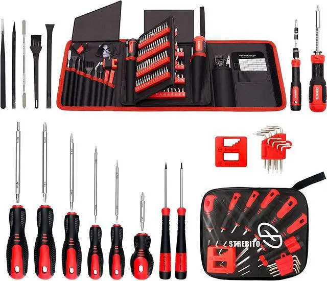 Main image of Multi-Bit Precision Screwdriver Set 191-Piece and Reversible Screwdriver Set 17-Piece Bundle, Screw Driver Set for Electronic Repair and Home Improvement