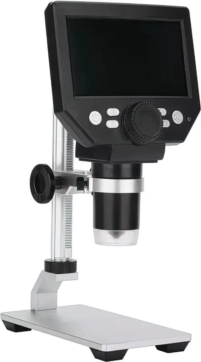 Main image of UF-TOOLS 4.3 Inch LCD Digital Microscope with 32GB TF Card, 1000x Magnification, 12MP Ultra-Precise Focusing Camera 1080P Video Microscope 8 LED Lights for Coin Circuit Board Soldering PC Watch Repair