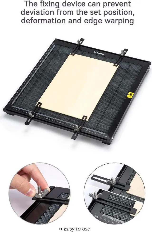 Alt view image 4 of 7 - ATOMSTACK F2 Laser Honeycomb Working Table, Enlarged Honeycomb Laser Bed Panel with Fixture for CO2 and Diode Laser Engraver Cutter, 15.75x15.75x1.18inches