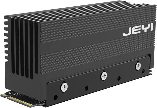 Alt view image 7 of 7 - JEYI M.2 HeatSink, Heavy Duty Aluminum Convective Heat Sink, Passive Heat Sinks with Fins, FinsCold iGlacier8 (35 Decrease Max)