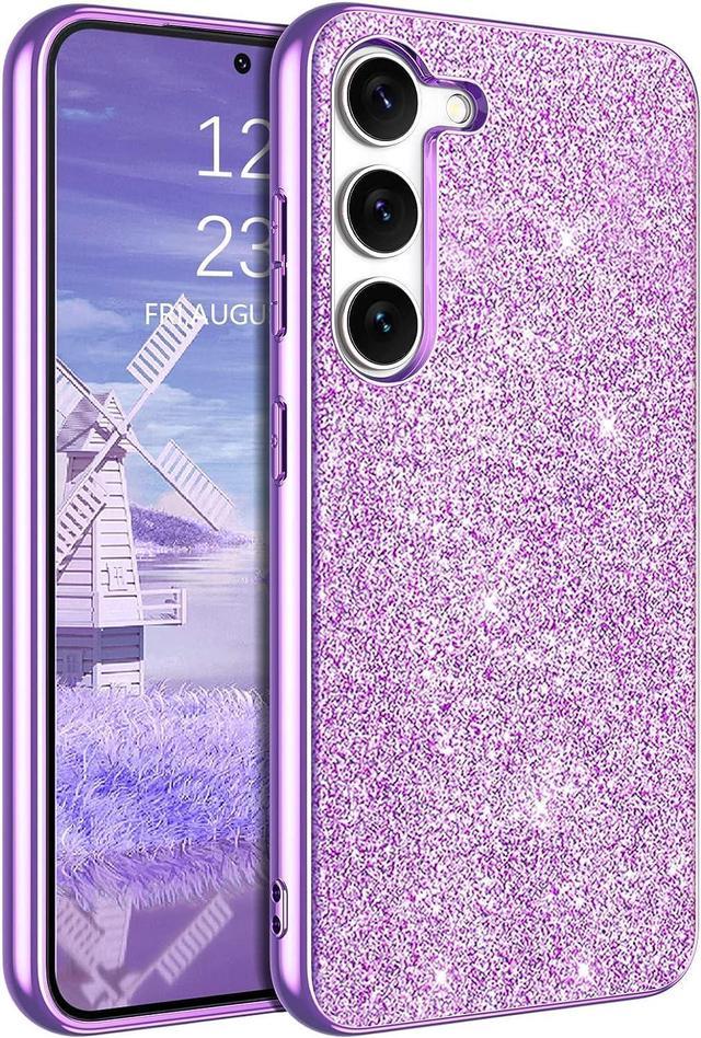 For Samsung Galaxy S23/S22+/S21 Ultra Case Bling glitter Sparkly Phone Cover