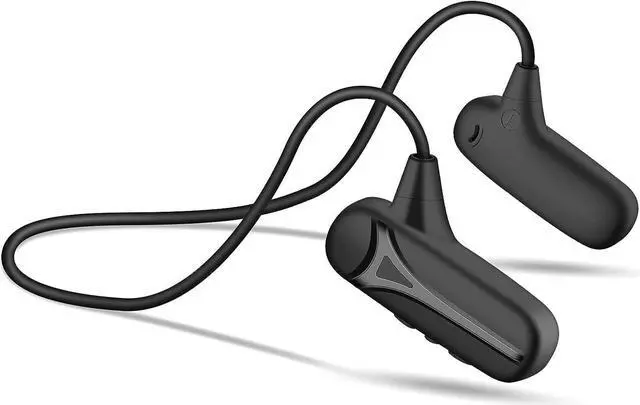 Main image of Bone Conduction Headphones Bluetooth Wireless Open Ear Headphones Build in Microphone Stereo Sport Workout Headset Earphones for Running Cycling Hiking Driving for iPhone Android F1 Black