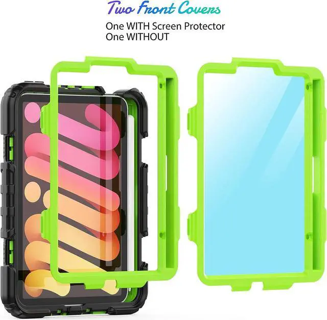 Alt view image 7 of 7 - iPad 9th/ 8th/ 7th Generation Case (iPad 10.2 Case, iPad 9/8/ 7 Case): with Strong Protection, Screen Protector, Handle, Shoulder Strap, 360° Rotating Stand, Pencil Holder - Black