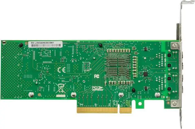 Alt view image 3 of 7 - 10Gb Network Card with Intel 82599EN Chip,Single SFP+ Port PCI X8 Express Ethernet Adapter Support Windows Server/Linux/VMware, Compare to Intel X520-DA1