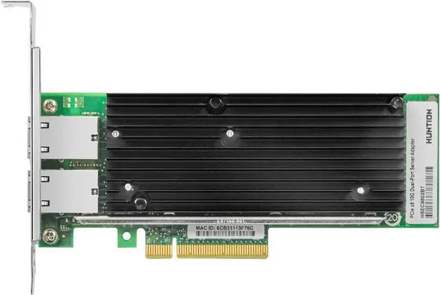 Alt view image 2 of 7 - 10Gb Network Card with Intel 82599EN Chip,Single SFP+ Port PCI X8 Express Ethernet Adapter Support Windows Server/Linux/VMware, Compare to Intel X520-DA1