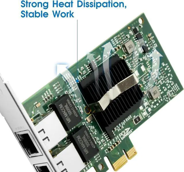 Alt view image 5 of 7 - 10Gb Network Card with Intel 82599ES Chip,Dual SFP+ Ports PCI Express Ethernet Adapter Support Windows Server/Linux/VMware, Compare to Intel X520-DA2