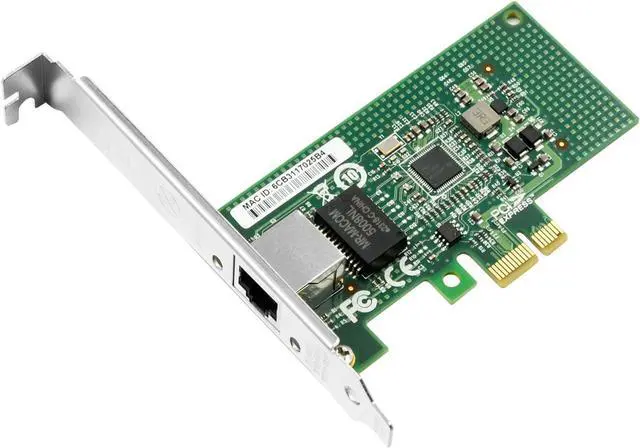 Alt view image 2 of 5 - Gigabit Network Card,10/100/1000Mbps Single Ports RJ45 Copper Ethernet Adapter, with Intel I210 Chipset, PCI-Express X1 NIC Support Windows Server/Freebsd/VMware