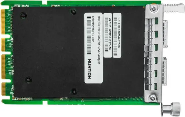 Alt view image 3 of 7 - 100Gb OCP3.0 Network Card with Intel E810 Chip,Dual-Ports NIC PCI Express Ethernet Adapter Support Windows Server/Linux/VMware