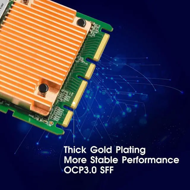 Alt view image 6 of 7 - 100Gb OCP3.0 Network Card with Intel E810 Chip,Dual-Ports NIC PCI Express Ethernet Adapter Support Windows Server/Linux/VMware