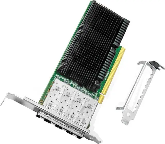 Main image of 25Gb Network Card with Intel E810 Chip,Quad-Ports PCI Express Ethernet Adapter Support Windows Server/Linux/VMware, Compare to Intel E810-XXVDA4