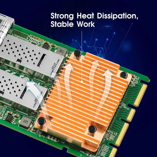 Alt view image 7 of 7 - 100Gb OCP3.0 Network Card with Intel E810 Chip,Dual-Ports NIC PCI Express Ethernet Adapter Support Windows Server/Linux/VMware
