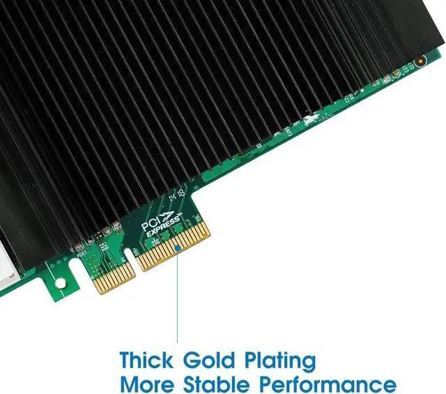 Alt view image 4 of 7 - Gigabit Network Card with Intel I350 Controller,4 RJ45 PoE+ Ports PCI Express v2.1 x4 Ethernet Adapter Support Windows/Windows Server/Linux