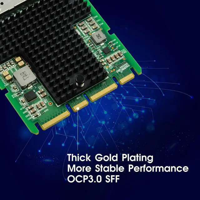 Alt view image 5 of 7 - 10Gb OCP3.0 Network Card with Intel 82599 Chipset,Dual SFP+ Ports PCI Express Ethernet Adapter Support Windows Server/Linux/VMware (8599-2S-OCP3) (Intel XL710)