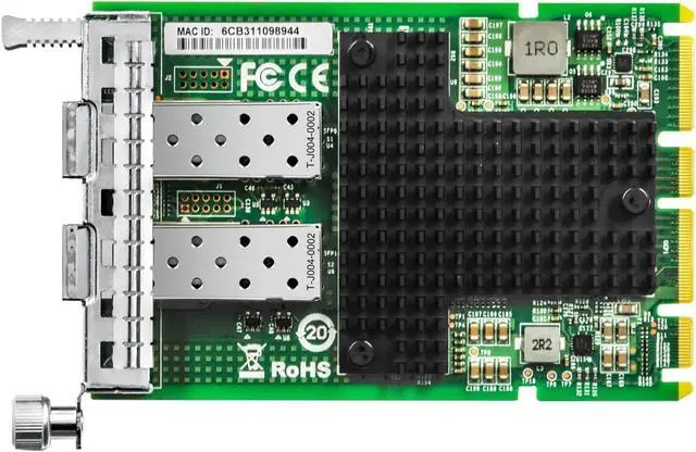 Alt view image 2 of 7 - 10Gb Network Card with Intel 82599 Chipset,Dual SFP+ Ports OCP3.0 SFF Ethernet Adapter Support Windows Server/Linux/VMware