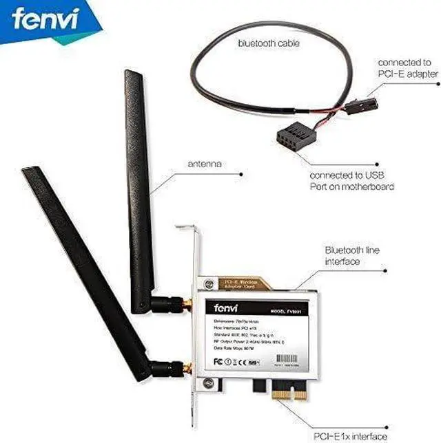 Alt view image 3 of 4 - M.2(NGFF) WiFi Wireless Network Card to PCIe 1X Desktop Adapter Converter(Converter only!!Not Including WiFi Card) for NGFF Intel 7260 8260 3160 9260 AX200 AX210 Killer WiFi 6 AX1650 Card