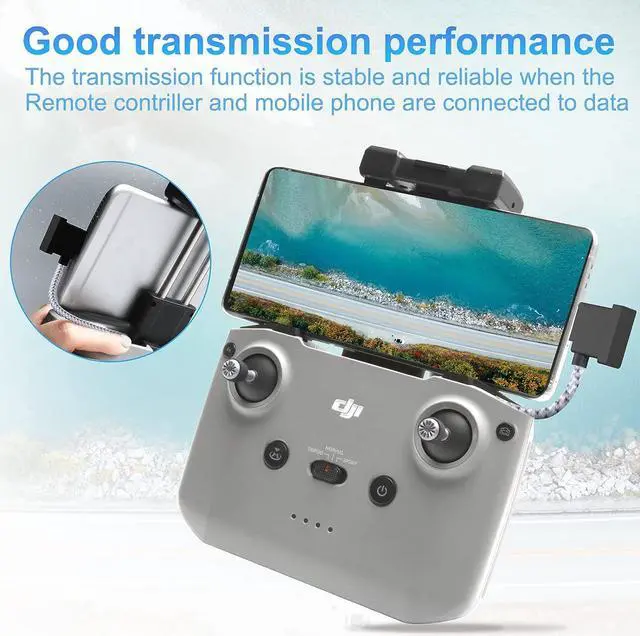 Alt view image 7 of 7 - USB C to USB C Remote Controller Cable for DJI, Nylon Braided Cable for Controller Drone Accessories Black DJI Mini 2 Mavic 3 Air 2S Mavic Air 2 Remote Control Cable OTG RC Phablet Extension Cable