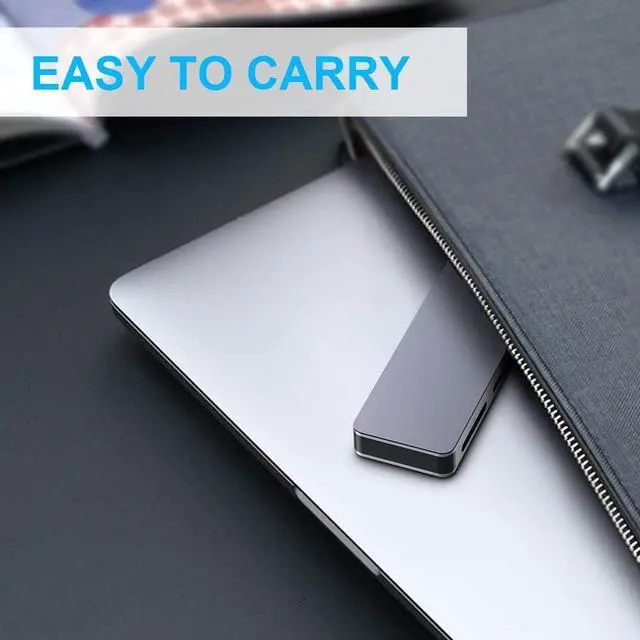 Alt view image 6 of 7 - Aluminum USB 3.0 Multi-Card Reader, 6-in-1 USB 3.0 SD Card Reader for SD/CF/TF/XD/MS/M2 Memory Card, Memory Card Reader 5Gbps Read and Write Compatible with Windows XP/Vista/7/8/10, Mac OS, Linux