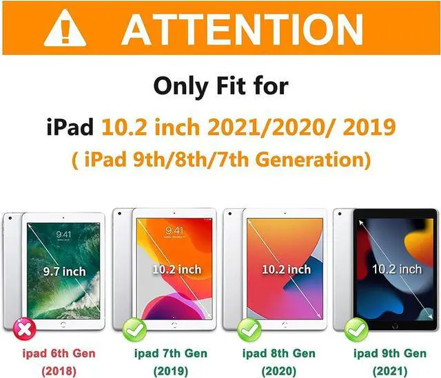 Alt view image 2 of 7 - iPad Case 9th/8th/7th Generation,Rugged Kids Friendly Silicon Case with Folding Stand/Handle Grip Pencil Holder Shoulder Strap Screen Protector Pencil Cap Holder for iPad 10.2 9/8/7 -Navy Blue